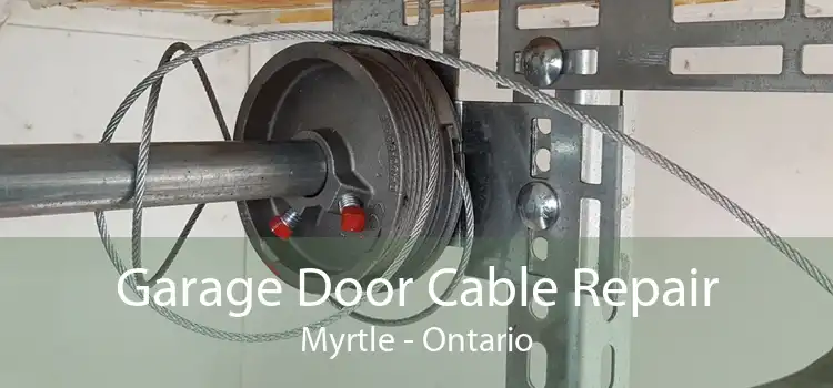 Garage Door Cable Repair Myrtle - Ontario